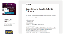 Desktop Screenshot of calottoresults.com