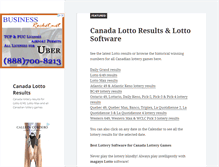 Tablet Screenshot of calottoresults.com